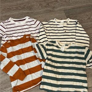 Stripe Shirt 3 long sleeves, 1 short sleeve